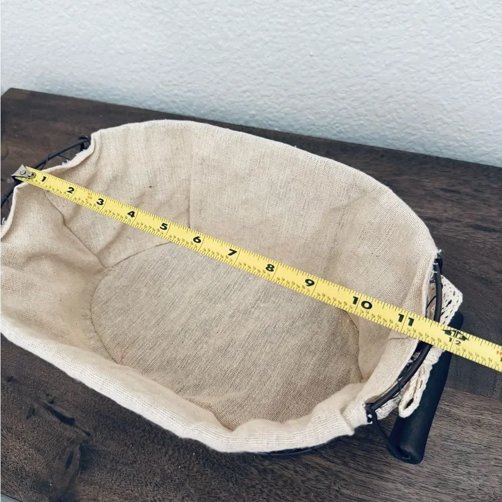 Chicken Wire Farmhouse Oval Storage Basket Bin